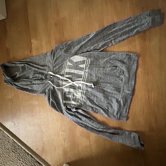 Ladies, Victoria Secret “Pink Hoodie” Zip up with pockets & adjustable straps. - Picture 3 of 6